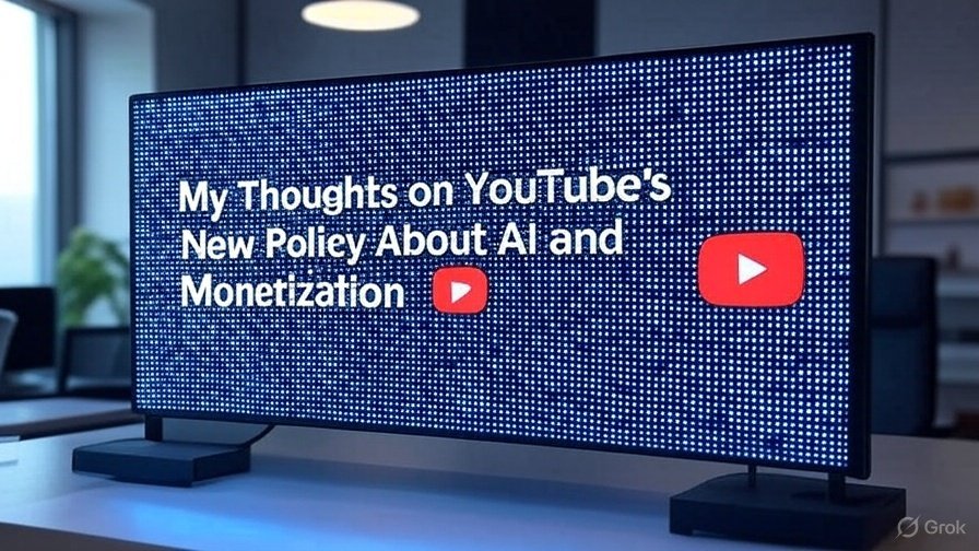 My Thoughts on YouTube’s New Policy About AI and Monetization