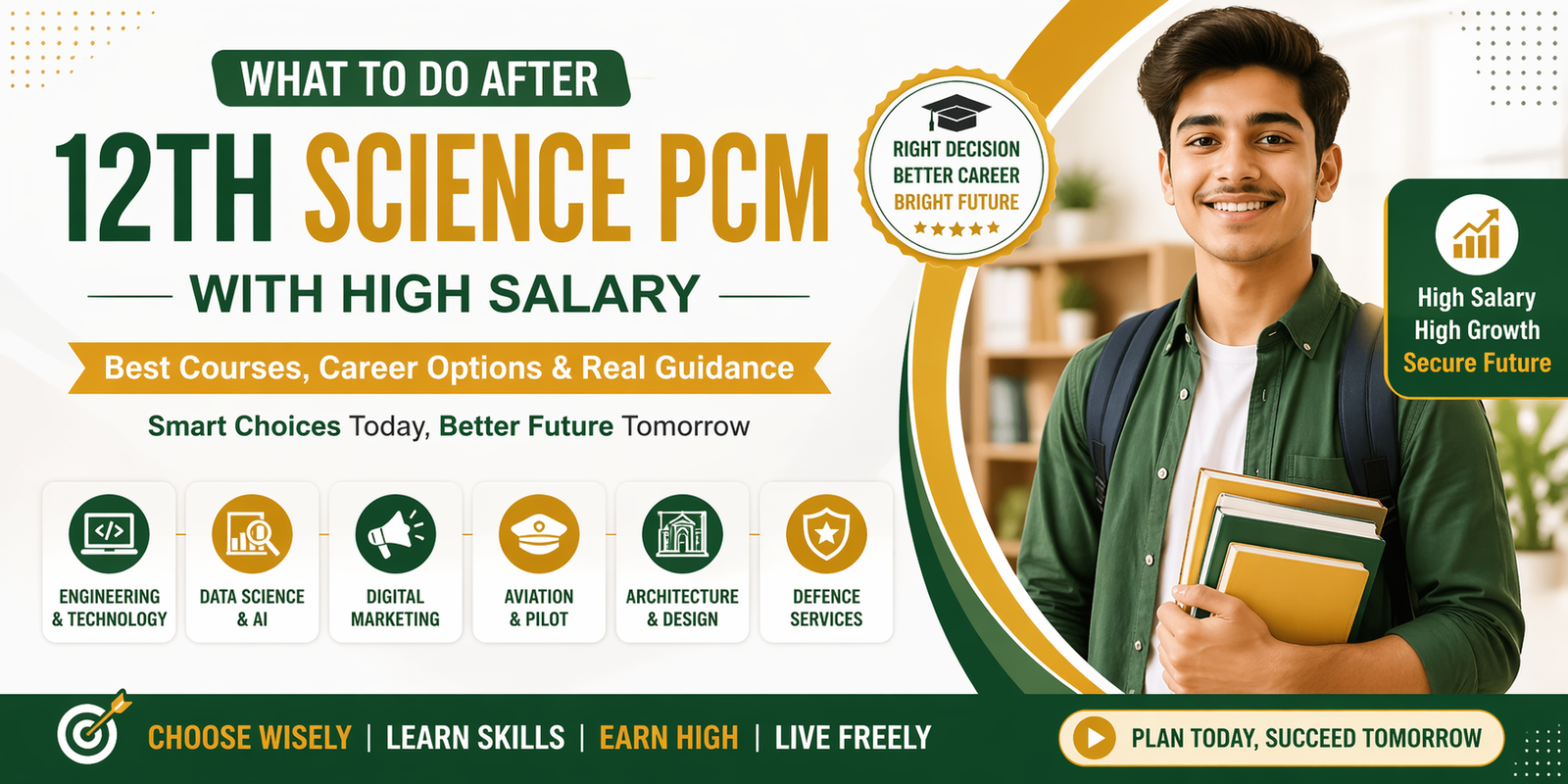 What to Do After 12th Science PCM with High Salary